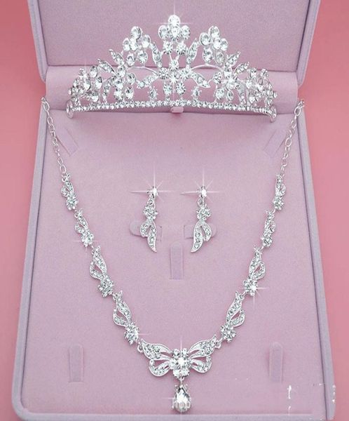 beautiful bridal jewelry set three piece crown earring necklace jewelry bling bling wedding accessories ladies party ac5817197, White
beautiful bridal jewelry set three piece crown earring necklace jewelry bling bling wedding accessories ladies party ac5817197, White