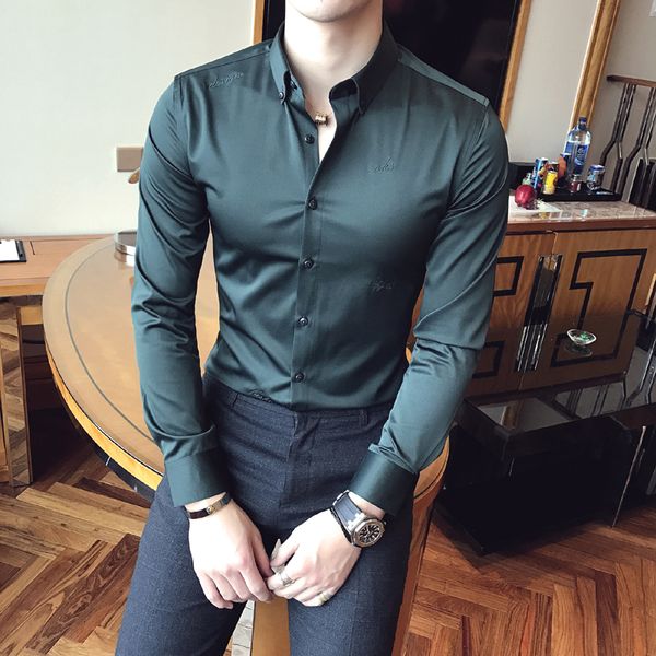 men's casual shirts plus size 5xl- spring no-iron anti-wrinkle long sleeve tuxedo shirts for men clothing business casual slim fit blo, White;black
men's casual shirts plus size 5xl- spring no-iron anti-wrinkle long sleeve tuxedo shirts for men clothing business casual slim fit blo, White;black
