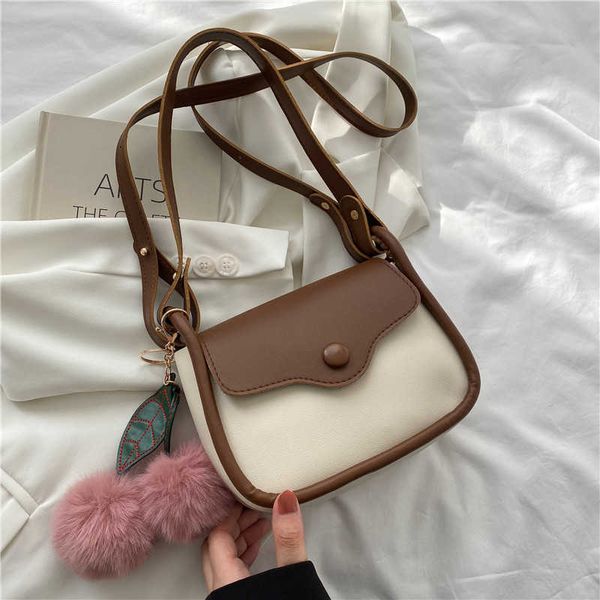 popular women's shoulder bags new fashion contrast color dumpling crossbody bags retro pu leather hair ball pendant bags 230308
popular women's shoulder bags new fashion contrast color dumpling crossbody bags retro pu leather hair ball pendant bags 230308