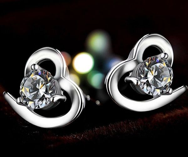 heart stud earrings perfect 18k white gold filled fashion women girl pretty gift, Golden;silver
heart stud earrings perfect 18k white gold filled fashion women girl pretty gift, Golden;silver
