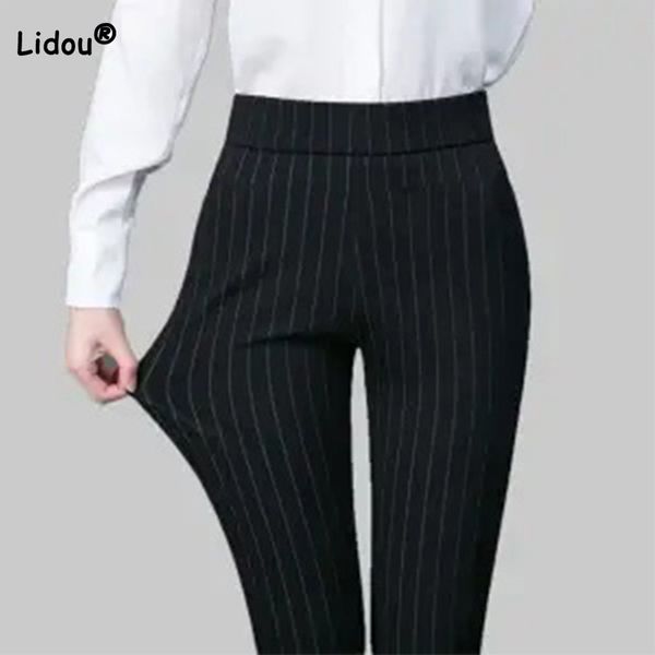 women's pants capris women spring summer office lady striped printing diamonds high waist pants casual straight elastic black long trou, Black;white
women's pants capris women spring summer office lady striped printing diamonds high waist pants casual straight elastic black long trou, Black;white