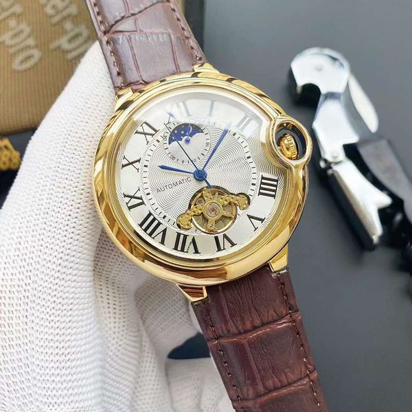 2023 new brand original business men's watch classic round case mechanical watch wristwatch clockrecommended a5, Slivery;brown
2023 new brand original business men's watch classic round case mechanical watch wristwatch clockrecommended a5, Slivery;brown