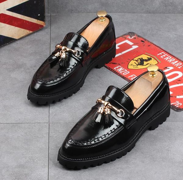 formal leather men dress shoes casual driving oxford shoes for loafers business wedding size:eu39-44, Black
formal leather men dress shoes casual driving oxford shoes for loafers business wedding size:eu39-44, Black