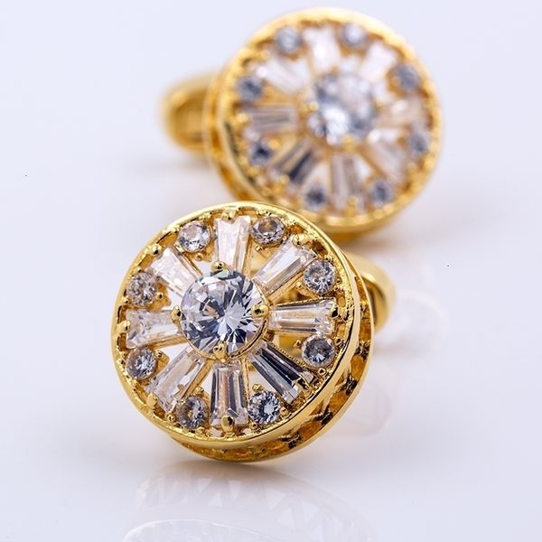 cuff links kflk brand men goldcolor round white crystal cufflinks wedding gift button products guests 230320, Silver
cuff links kflk brand men goldcolor round white crystal cufflinks wedding gift button products guests 230320, Silver