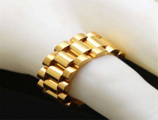 hip hop men stainless steel designer chain ring punk style gold silver three row watch strap golden rings fashion party jewelry9331484
hip hop men stainless steel designer chain ring punk style gold silver three row watch strap golden rings fashion party jewelry9331484