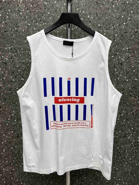 plush t shirt designer luxury coats balciga paris b edition vertical tank english small label worn hole men's and women's loose fi, Black
plush t shirt designer luxury coats balciga paris b edition vertical tank english small label worn hole men's and women's loose fi, Black