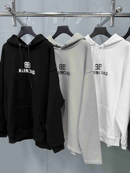 plush t shirt designer luxury coats balciga correct version of paris b fw fuzzy phantom letter bb hoodie loose men's women's sweat, Black
plush t shirt designer luxury coats balciga correct version of paris b fw fuzzy phantom letter bb hoodie loose men's women's sweat, Black