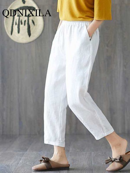 women's pants capris in summer cotton pants women large size solid color harem pants elastic waist loose casual sweatpants pants women, Black;white
women's pants capris in summer cotton pants women large size solid color harem pants elastic waist loose casual sweatpants pants women, Black;white