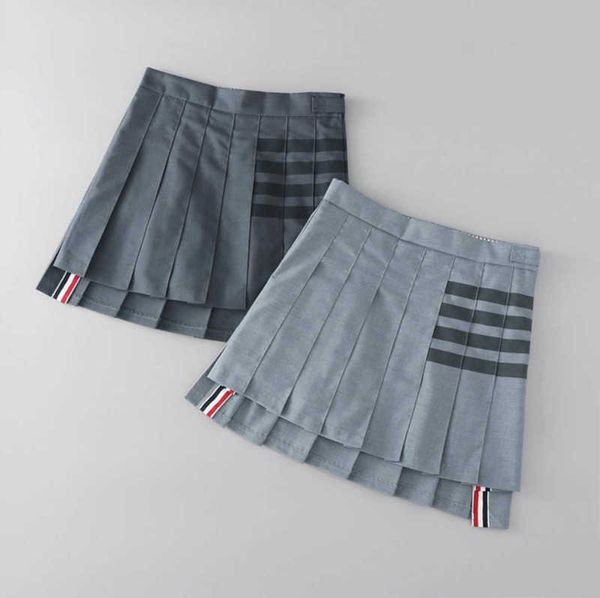 womens luxury brand tb thom pleated mini skirts ladies classic stripe street fashion high-waisted thin a-line short skirts, Black
womens luxury brand tb thom pleated mini skirts ladies classic stripe street fashion high-waisted thin a-line short skirts, Black