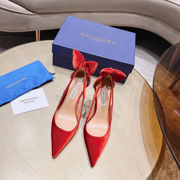 aquazzura designer sandal high heel shoes woman sandal pointy heel designers heels bow tie back sandals solid party wed shoes 100% leather s, Black
aquazzura designer sandal high heel shoes woman sandal pointy heel designers heels bow tie back sandals solid party wed shoes 100% leather s, Black
