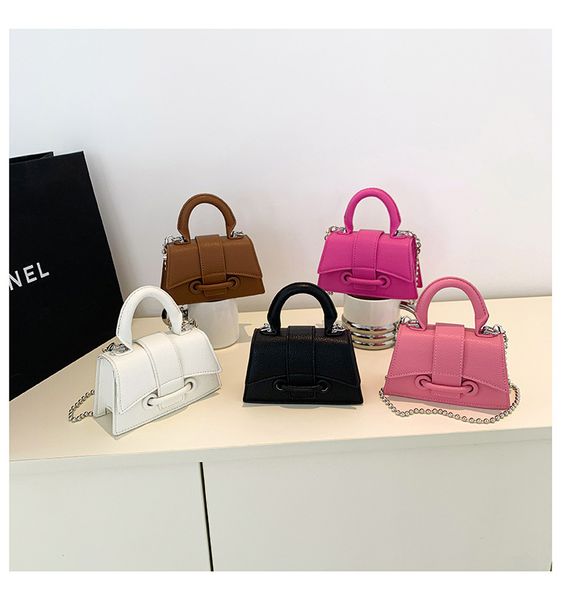 handbag mini small hourglass bag 2023 new fashion little one shoulder crossbody bag girl handheld small square bag