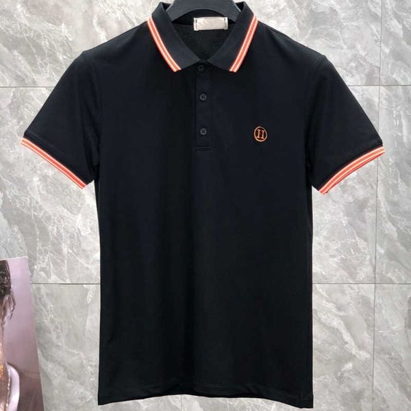 h embroidered men polo shirt hms designer t shirt cotton short sleeved tshirt oversize lapel sweatshirt mens business casual tshirts xxxl, White;black
h embroidered men polo shirt hms designer t shirt cotton short sleeved tshirt oversize lapel sweatshirt mens business casual tshirts xxxl, White;black