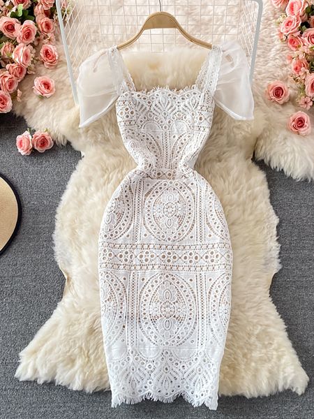 party dresses autumn women lace bodycon mini dress square collar mesh short sleeve high waist party vestidos female white robe 230322, White;black
party dresses autumn women lace bodycon mini dress square collar mesh short sleeve high waist party vestidos female white robe 230322, White;black