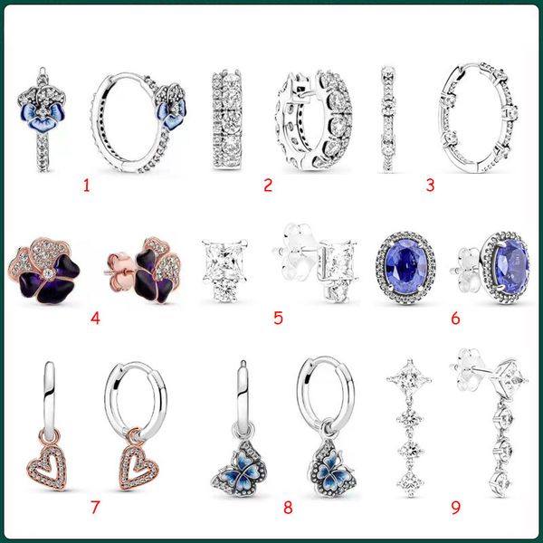 2023 new popular 925 sterling silver sterling silver pandora blue butterfly love earrings women's gift fashion jewelry accessories, Golden
2023 new popular 925 sterling silver sterling silver pandora blue butterfly love earrings women's gift fashion jewelry accessories, Golden