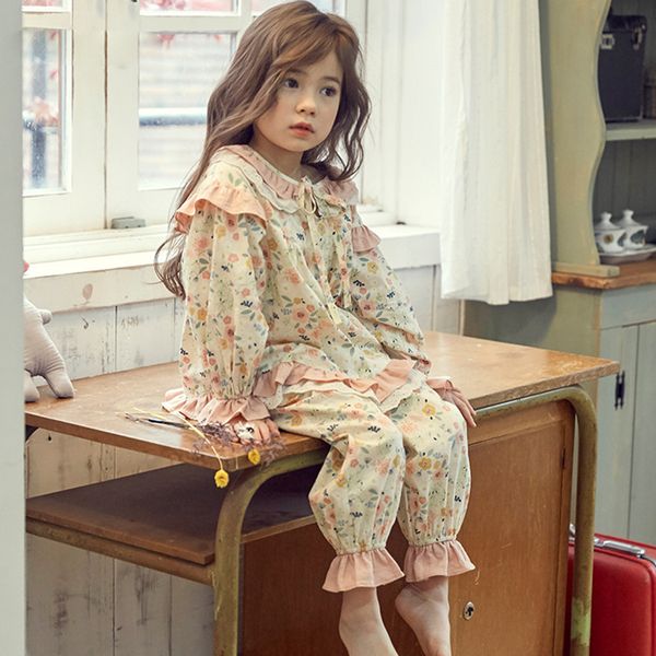 pajamas cute spring children sleepwear kid girl lolita cotton floral pajama setvintage toddler flowers pyjamas set nightwear 11t 230322, Blue;red
pajamas cute spring children sleepwear kid girl lolita cotton floral pajama setvintage toddler flowers pyjamas set nightwear 11t 230322, Blue;red
