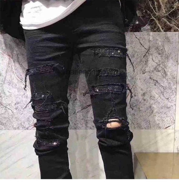 men jeans 2019 black diamond elastic jeans high street hole black slim fit little feet trendy men's jeans hip hop, Blue
men jeans 2019 black diamond elastic jeans high street hole black slim fit little feet trendy men's jeans hip hop, Blue