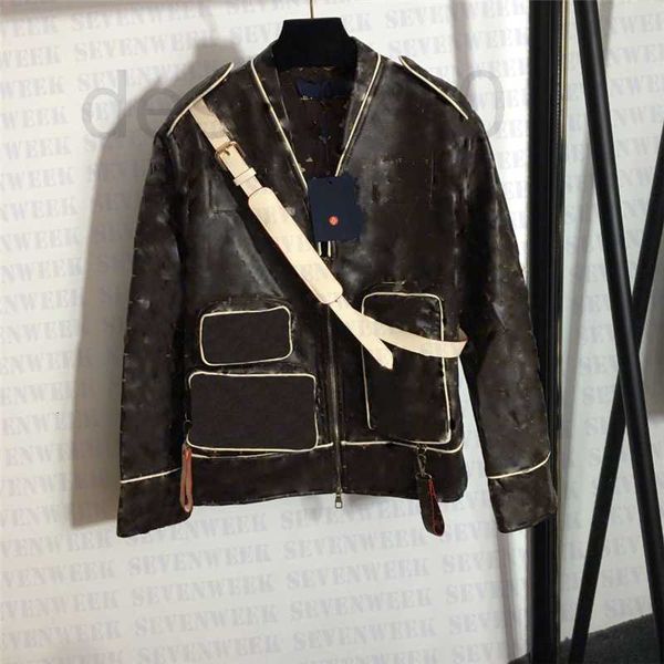 women's jackets popular designer letter womens coats pu leather long sleeve outerwear zipper pocket motorcycle jacket for female siu3, Black;brown
women's jackets popular designer letter womens coats pu leather long sleeve outerwear zipper pocket motorcycle jacket for female siu3, Black;brown