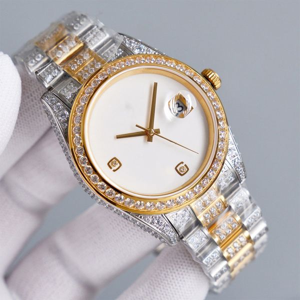 diamond watch mens watch automatic mechanical watch wristwatch montre de luxe stainless steel for men fashion wristwatches shinny 41mm, Slivery;brown
diamond watch mens watch automatic mechanical watch wristwatch montre de luxe stainless steel for men fashion wristwatches shinny 41mm, Slivery;brown