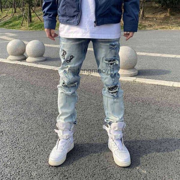 mens jeans designer high street fashion brand new custom patch hole jeans men's fashion elastic slim leggings 679 hip hop boq, Blue
mens jeans designer high street fashion brand new custom patch hole jeans men's fashion elastic slim leggings 679 hip hop boq, Blue