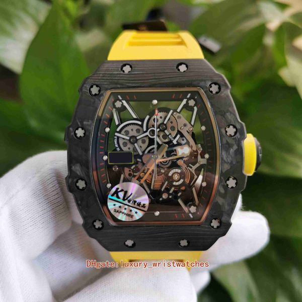 kvf mens watch super quality watches 44mm x 50mm rm35-02 fq ntpt carbon fiber skeleton yellow transparent rmal1 movement mechanical automati, Slivery;brown
kvf mens watch super quality watches 44mm x 50mm rm35-02 fq ntpt carbon fiber skeleton yellow transparent rmal1 movement mechanical automati, Slivery;brown