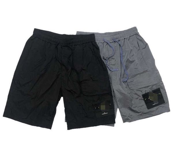 men's shorts stone classic super waterproof nylon overalls shorts, White;black 
men's shorts stone classic super waterproof nylon overalls shorts, White;black