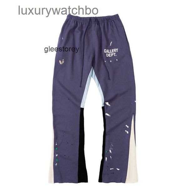 designer galleryes fashion casual pants hand painted ink splashing stitching high street micro horn men's brand ins, Black
designer galleryes fashion casual pants hand painted ink splashing stitching high street micro horn men's brand ins, Black