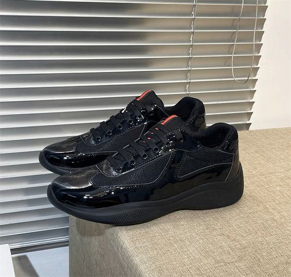 designer men leather shoes patent flat sneakers black mesh lace-up sports shoes outdoor runner trainers sports with box
designer men leather shoes patent flat sneakers black mesh lace-up sports shoes outdoor runner trainers sports with box