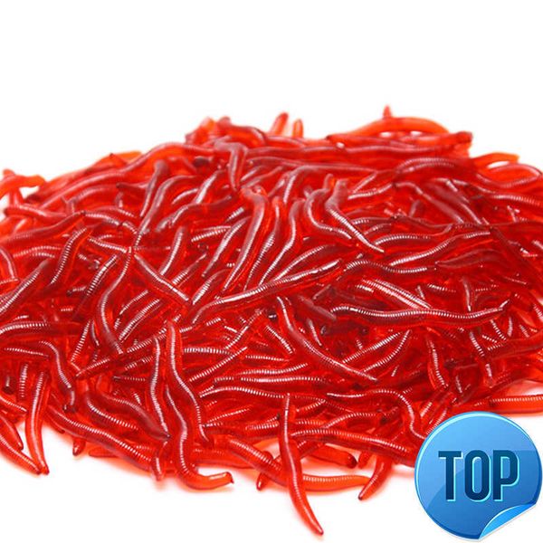 50/100/150pcs lifelike fishy smell red worms soft bait simulation earthworm carp bass fishing lures artificial silicone pesca
50/100/150pcs lifelike fishy smell red worms soft bait simulation earthworm carp bass fishing lures artificial silicone pesca
