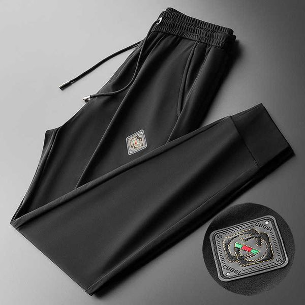 summer 2023 black simple men's casual pants elastic slim fit skinny sports european fashion men, Gray
summer 2023 black simple men's casual pants elastic slim fit skinny sports european fashion men, Gray