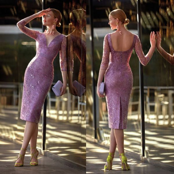charming lace mother of the bride dresses sheath long sleeves wedding guest dress with jacket v neckline knee length evening gowns, Black;red
charming lace mother of the bride dresses sheath long sleeves wedding guest dress with jacket v neckline knee length evening gowns, Black;red