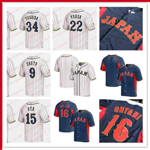 custom 2023 team japan baseball jersey yu darvish seiya suzuki yoshinobu yamamoto kensuke kondo ukyo shuto lars nootbaar masataka yoshida te, Blue;black
custom 2023 team japan baseball jersey yu darvish seiya suzuki yoshinobu yamamoto kensuke kondo ukyo shuto lars nootbaar masataka yoshida te, Blue;black