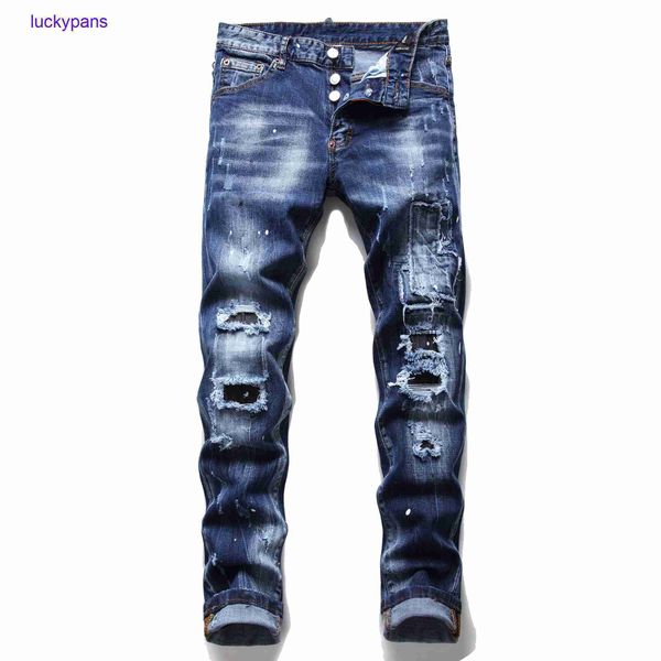 tattered for and d2 8a jeans dsq sale autumn dsquare winter new original paint edition splashing men's slim fit patch elastic jeans blu, Blue
tattered for and d2 8a jeans dsq sale autumn dsquare winter new original paint edition splashing men's slim fit patch elastic jeans blu, Blue
