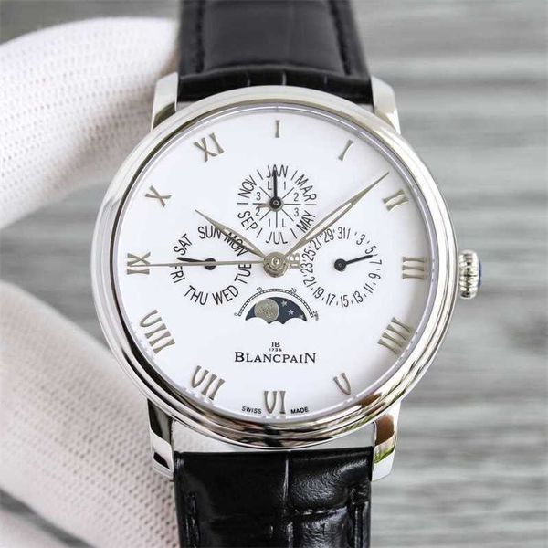 mondphasen watch zhongshi new blancpain classic perpetual calendar precision multifunctional steel mechanical men's watch 6656-1127-55b, Slivery;golden
mondphasen watch zhongshi new blancpain classic perpetual calendar precision multifunctional steel mechanical men's watch 6656-1127-55b, Slivery;golden