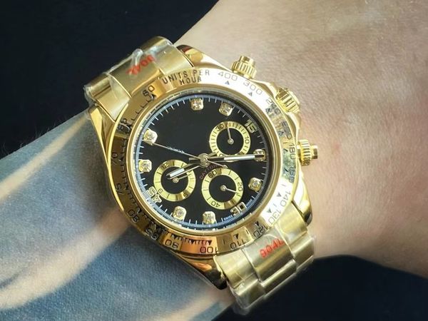 with box luxury automatic 2813 mechanical movement watch black dial watches men 116508 gold 116520 116528 mens wristwatches, Slivery;brown
with box luxury automatic 2813 mechanical movement watch black dial watches men 116508 gold 116520 116528 mens wristwatches, Slivery;brown