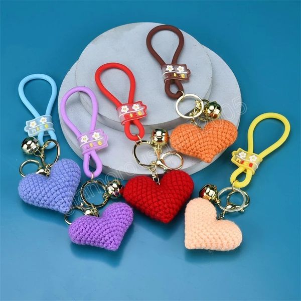 women knit heart keychain new women love key chain charm bag pendant key ring party gift, Silver
women knit heart keychain new women love key chain charm bag pendant key ring party gift, Silver