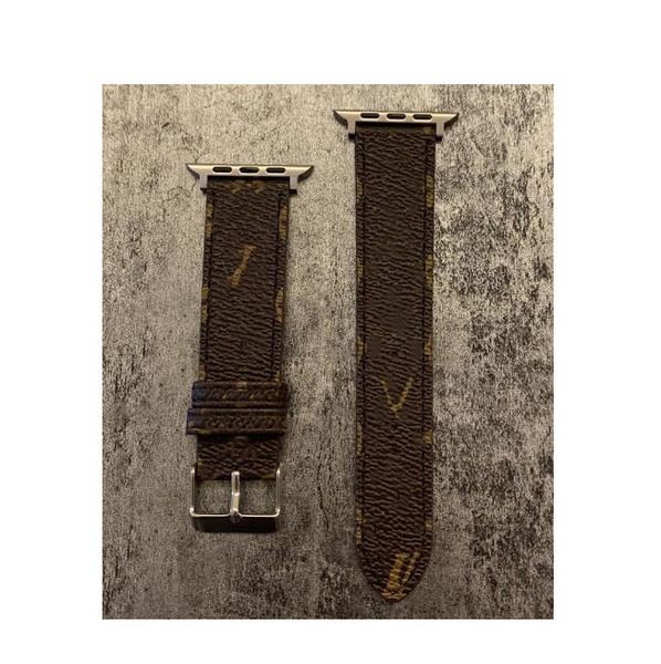 

Watch Accessories Watch Bands wholesales Patterned letter V Watch strap brand 38mm-45mm leather for mens womens bijoux cjewelers