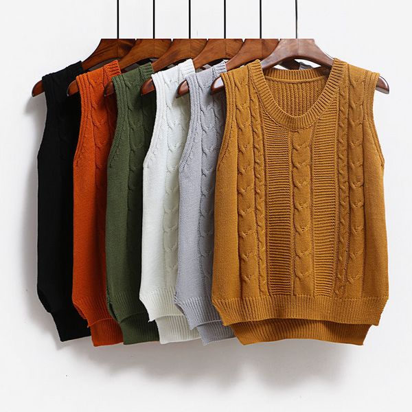 women's vests peonfly knitwear sweater vest women sleeveless v neck soild spring autumn korean loose casual knitted women's jumper, Black;white
women's vests peonfly knitwear sweater vest women sleeveless v neck soild spring autumn korean loose casual knitted women's jumper, Black;white