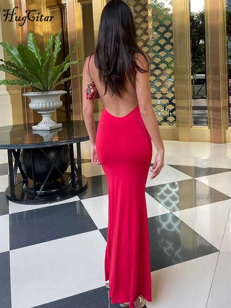 party dresses hugcitar pure color sleeveless backless elegant bodycon y2k maxi prom dress 2023 summer women clothes birthday casual y2303, White;black
party dresses hugcitar pure color sleeveless backless elegant bodycon y2k maxi prom dress 2023 summer women clothes birthday casual y2303, White;black
