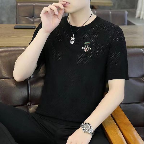 men's t-shirts printed short sleeve knitting t-shirt slim streetwear contrast t shirt tee homme social club outfits cotton tshirt, White;black
men's t-shirts printed short sleeve knitting t-shirt slim streetwear contrast t shirt tee homme social club outfits cotton tshirt, White;black