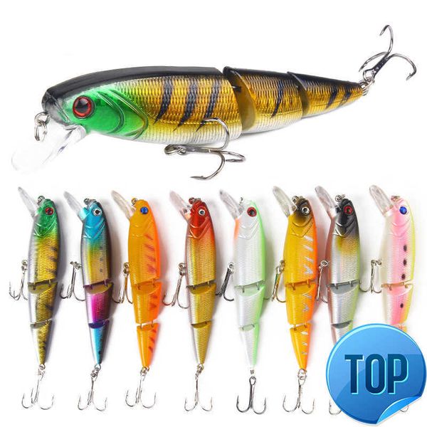1 pcs minnow fishing lure 115mm 15g multi jointed sections crank bait artificial hard bait bass trolling pike carp fishing tools
1 pcs minnow fishing lure 115mm 15g multi jointed sections crank bait artificial hard bait bass trolling pike carp fishing tools