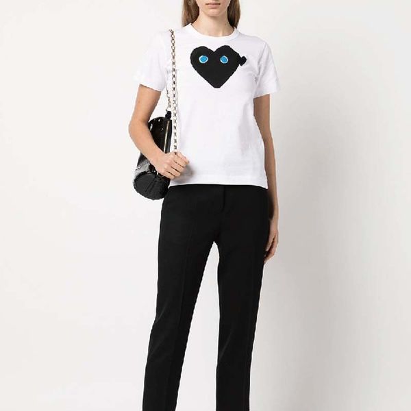 2023 fashion mens t shirt designer big black heart blue eye shirt casual women shirts high quanlity tshirts cotton embroidery short sleeve s, White;black
2023 fashion mens t shirt designer big black heart blue eye shirt casual women shirts high quanlity tshirts cotton embroidery short sleeve s, White;black
