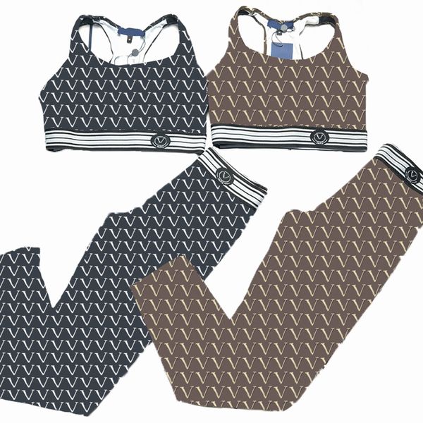 full letter printed tracksuits u neck jogging vest pant set designer sport tanks elastic waist leggings women yoga outfits, Gray
full letter printed tracksuits u neck jogging vest pant set designer sport tanks elastic waist leggings women yoga outfits, Gray