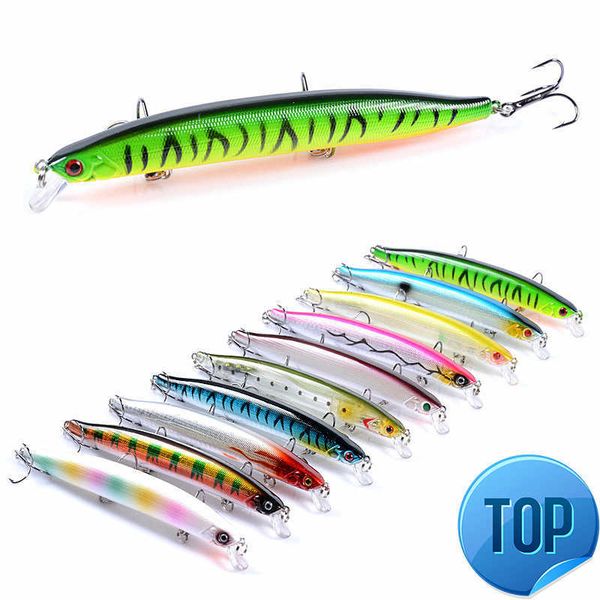 1 pcs 13.9cm 19.7g professional quality fishing lure wobblers minnow crank bait excellent painting ing
1 pcs 13.9cm 19.7g professional quality fishing lure wobblers minnow crank bait excellent painting ing