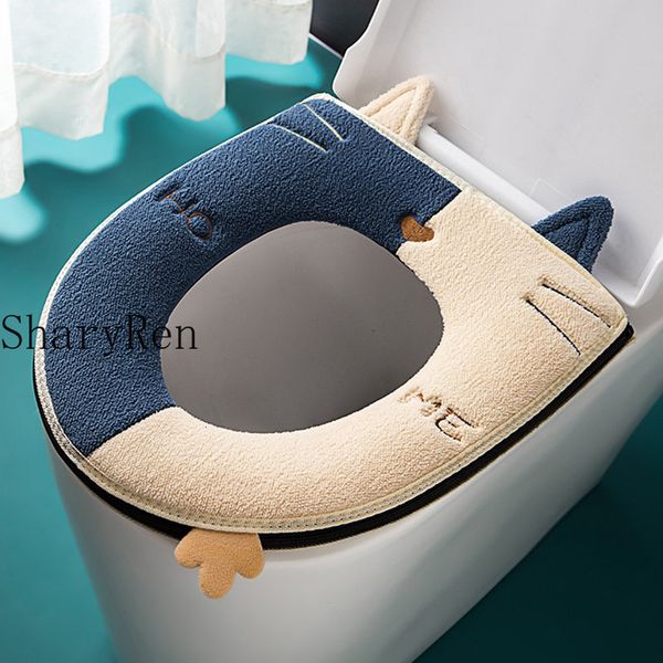 seat covers cute cartoon cat design warm toilet seat cover with handle thicken plush toilet mat universal toilet cushion bathroom aceesories
seat covers cute cartoon cat design warm toilet seat cover with handle thicken plush toilet mat universal toilet cushion bathroom aceesories