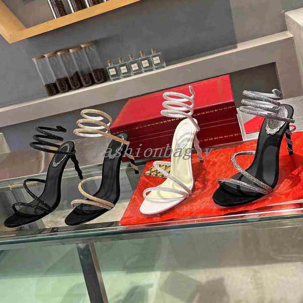 designer sandals high heel women shoes rene caovilla crystal light slim high heels snake strass shoes luxury diamond sandal open ankle shoe, Black
designer sandals high heel women shoes rene caovilla crystal light slim high heels snake strass shoes luxury diamond sandal open ankle shoe, Black