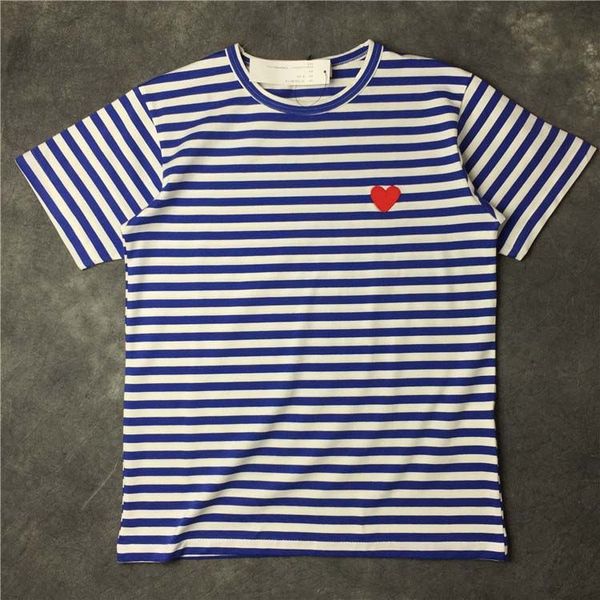 men's t-shirts european american and japanese women blue stripe red heart embroidered cotton t-shirt autumn round neck female pure shor, White;black
men's t-shirts european american and japanese women blue stripe red heart embroidered cotton t-shirt autumn round neck female pure shor, White;black