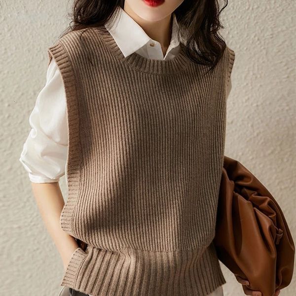 women's vests fashion sleeveless knttied sweater vest vintage o-neck wool jumper women's vest spring autumn pullover sweater femal, Black;white
women's vests fashion sleeveless knttied sweater vest vintage o-neck wool jumper women's vest spring autumn pullover sweater femal, Black;white