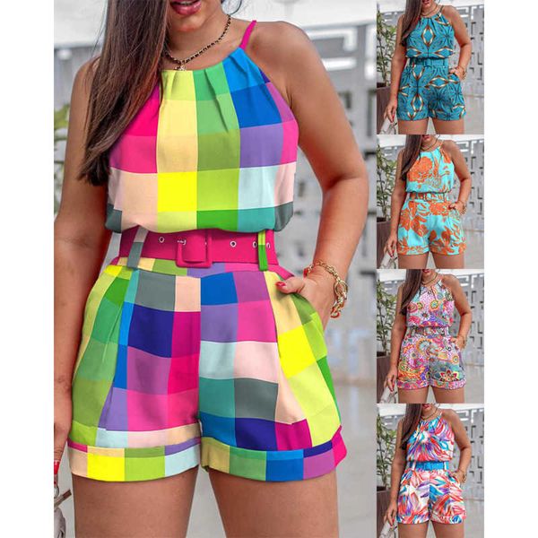 plus size 2xl 3xl women clothing casual tracksuits two piece shorts outfits printed fashion halter sleeveless crew neck with belt shorts, Gray
plus size 2xl 3xl women clothing casual tracksuits two piece shorts outfits printed fashion halter sleeveless crew neck with belt shorts, Gray