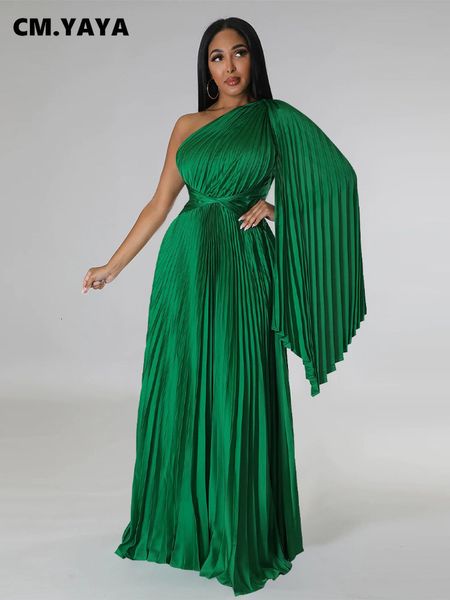 party dresses cm.yaya vintage women one shoulder clock sleeve sashes high waist big swing pleated maxi long party evening silk dress 230322, White;black
party dresses cm.yaya vintage women one shoulder clock sleeve sashes high waist big swing pleated maxi long party evening silk dress 230322, White;black