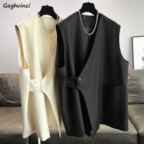 women's vests vests women -4xl spring coats temperament casual chic loose chic fashion official females elegant minimalist all-match u, Black;white
women's vests vests women -4xl spring coats temperament casual chic loose chic fashion official females elegant minimalist all-match u, Black;white